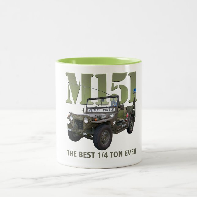 Café Em Dois Tons Caneca do M151 de Ron (Centro)