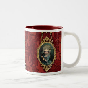Café Em Dois Tons Caneca do mascarada de Marie