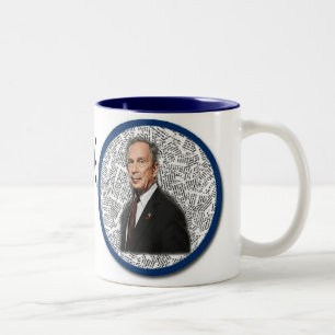 Café Em Dois Tons Caneca do Mayor Bloomberg de 2009 NY