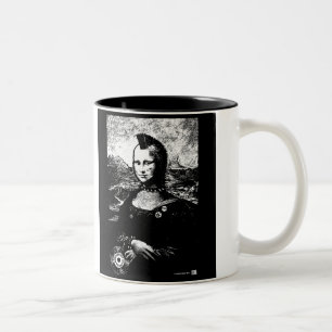 Café Em Dois Tons Caneca do Mohawk de Mona