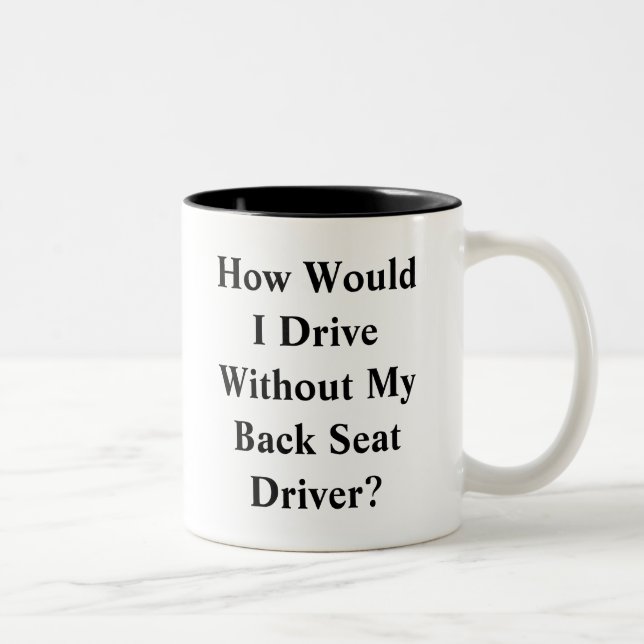 Café Em Dois Tons Caneca do motorista de assento traseiro (Direita)