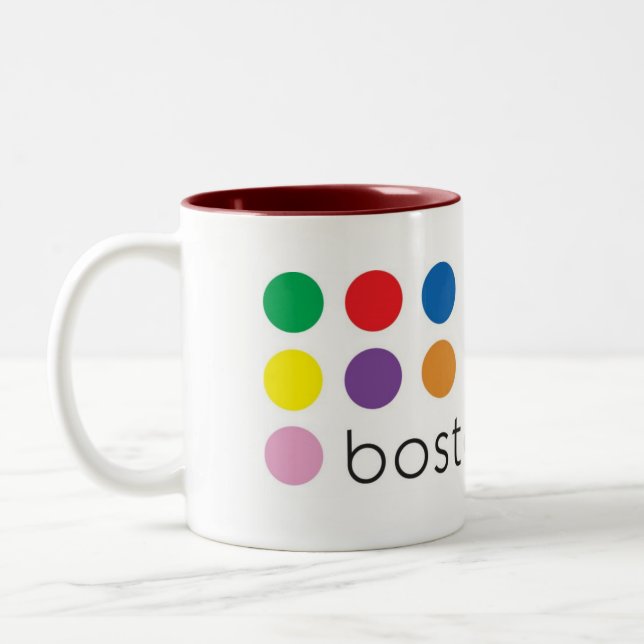 Café Em Dois Tons Caneca do orgulho 2 de Boston (Esquerda)