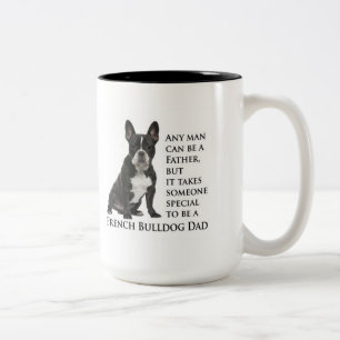 Café Em Dois Tons Caneca do pai de Frenchie