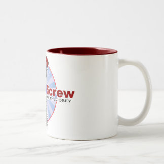 Café Em Dois Tons Caneca do parafuso de Politcal