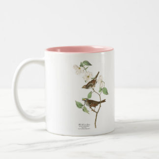Café Em Dois Tons Caneca do pássaro de Audubon, pardal