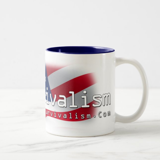 Café Em Dois Tons Caneca do patriota de RS (Direita)