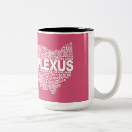 Café Em Dois Tons Caneca do plexo de Ohio