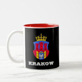 Café Em Dois Tons Caneca do Polônia de Krakow