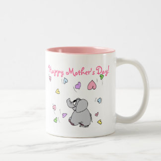 Café Em Dois Tons Caneca do presente do DIA DE AS MÃES