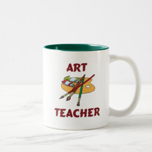 Café Em Dois Tons Caneca do professor de arte