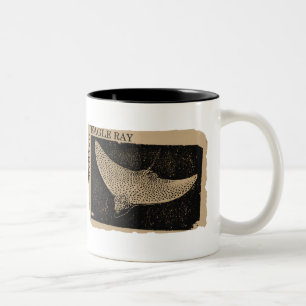 Café Em Dois Tons Caneca do raio de Eagle