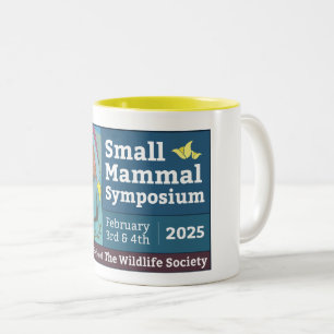 Café Em Dois Tons Caneca do Simpósio de Pequenos Mamíferos!