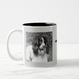 Café Em Dois Tons Caneca do Spaniel de Springer inglês