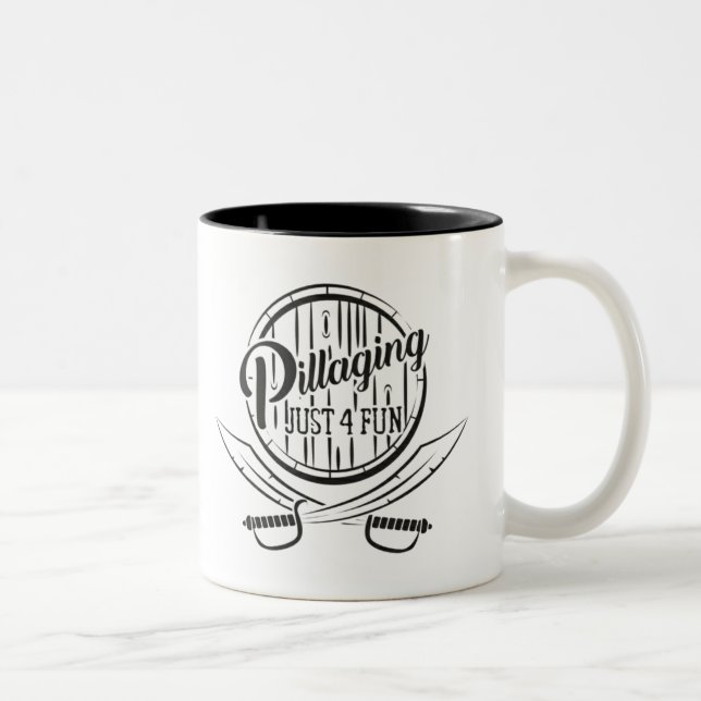 Café Em Dois Tons Caneca do "tambor" de PJ4f (Direita)