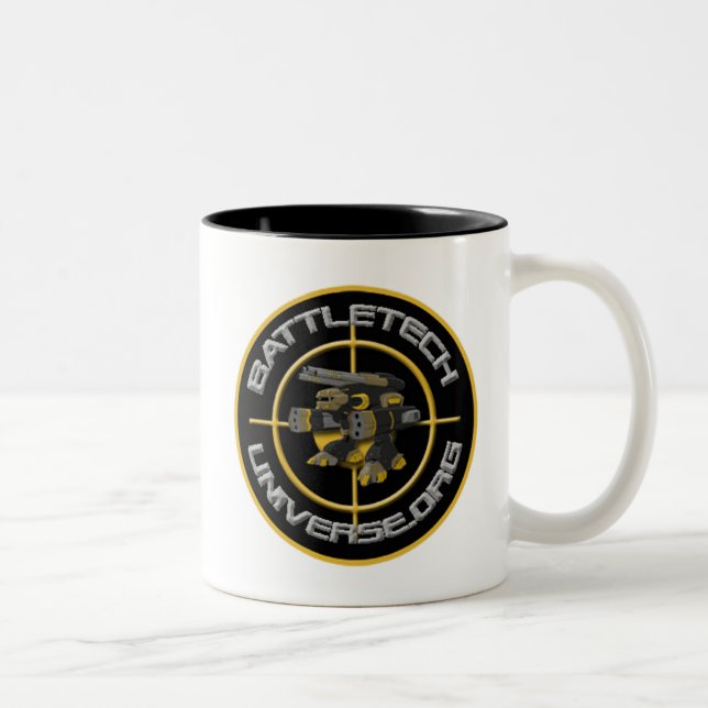 Café Em Dois Tons Caneca do universo de BattleTech (Direita)