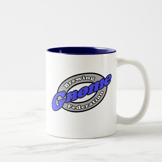 Café Em Dois Tons Caneca do vento do idiota de GBF (Direita)