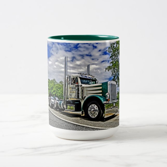 Café Em Dois Tons Caneca dobro de D Peterbilt 379 (Centro)
