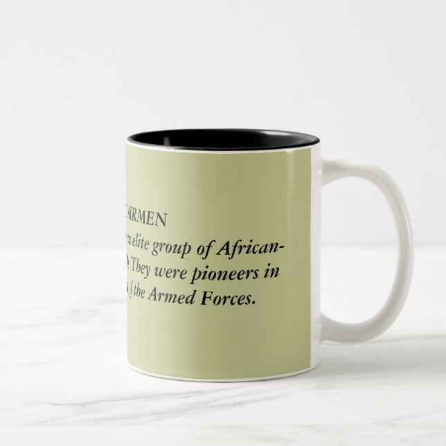 CAFÉ EM DOIS TONS CANECA DOS AVIADORES DE TUSKEGEE (Direita)