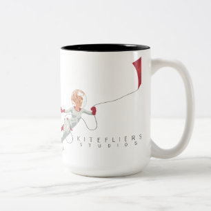 Café Em Dois Tons Caneca dos estúdios de Kitefliers
