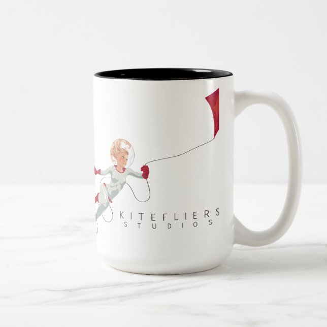 Café Em Dois Tons Caneca dos estúdios de Kitefliers (Direita)