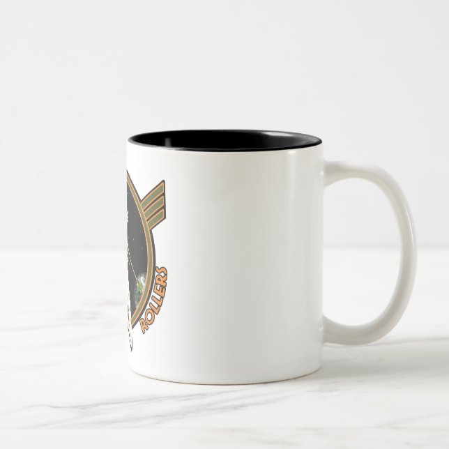 Café Em Dois Tons Caneca dos rolos de Rocketeer (Direita)