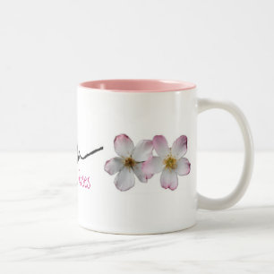 Café Em Dois Tons Caneca dos rosas de LYDA