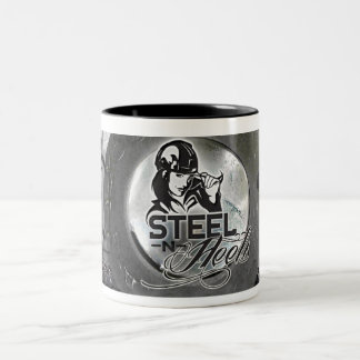 Café Em Dois Tons Caneca dos saltos de aço de N