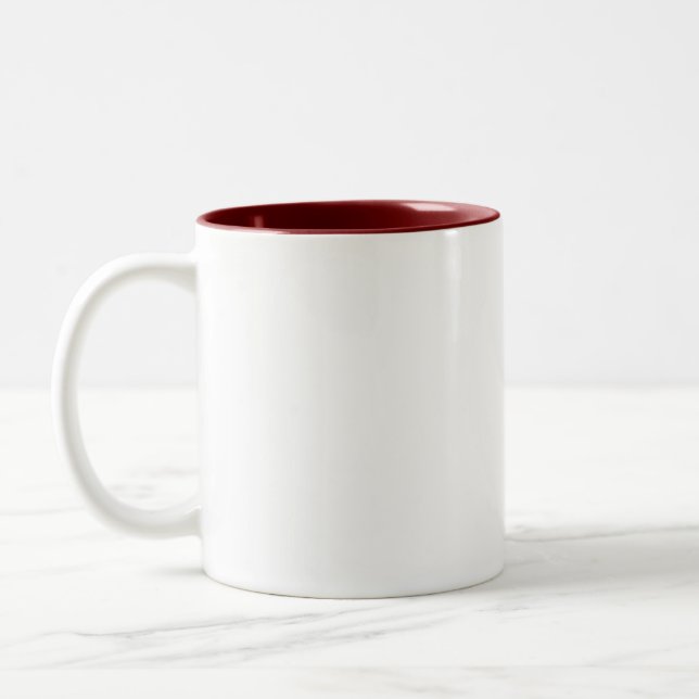 Café Em Dois Tons Caneca dos trabalhos de arte de KCA para o (Esquerda)