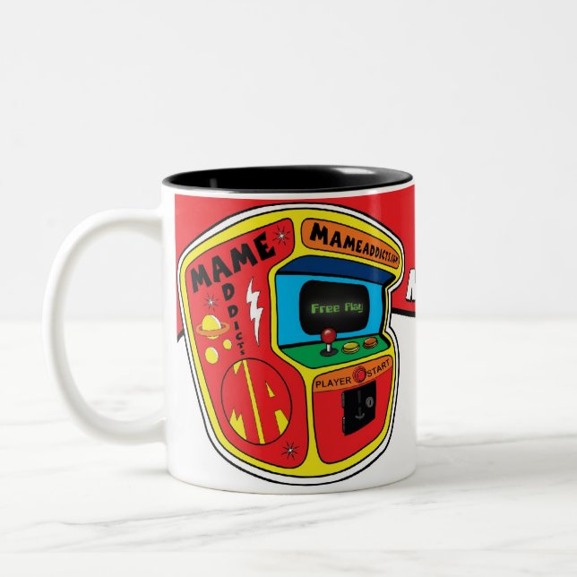 CAFÉ EM DOIS TONS CANECA DOS VICIADOS DE MAME (Esquerda)