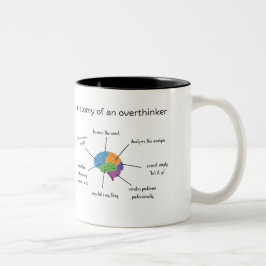 Café Em Dois Tons Caneca engraçada Anatomia de um Supra-analista