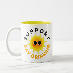 Café Em Dois Tons Caneca Engraçada de Apoio ao Consumo de Bebidas Du