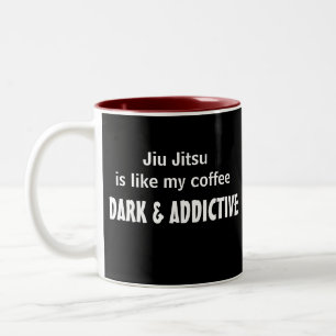 Café Em Dois Tons Caneca engraçada de Jiu Jitsu