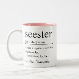 Café Em Dois Tons Caneca engraçada personalizada com definição de ir
