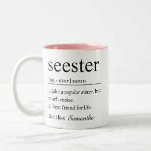 Café Em Dois Tons Caneca engraçada personalizada com definição de ir