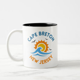 Café Em Dois Tons Caneca Ensolarada de Cape Breton