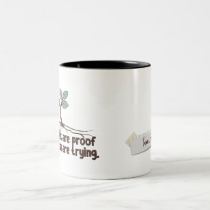 Café Em Dois Tons Caneca Erros de Nome Personalizado São Prova de Qu