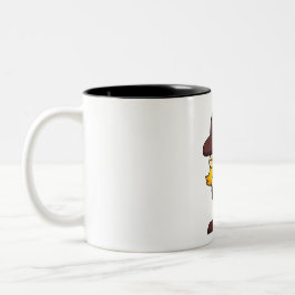 Café Em Dois Tons Caneca Espírito Aventureiro | Personagem de Caubói
