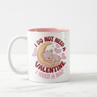 Café Em Dois Tons Caneca Eu Não Preciso de um Namorado, Eu Preciso d