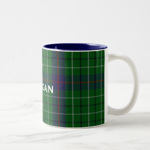 Café Em Dois Tons Caneca feita sob encomenda da xadrez de Tartan de