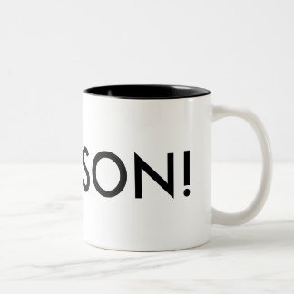 Café Em Dois Tons Caneca feita sob encomenda para o junco de Rachel