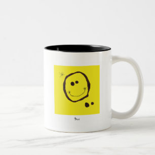 Café Em Dois Tons caneca feliz da cara do miro de Joana