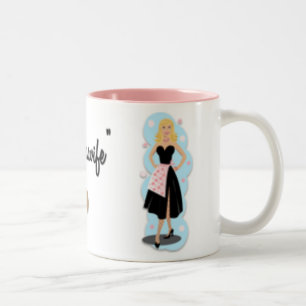 Café Em Dois Tons Caneca feliz das donas de casa