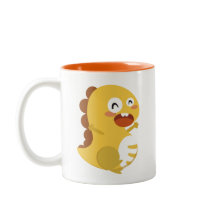 Caneca feliz de VIPKID Dino