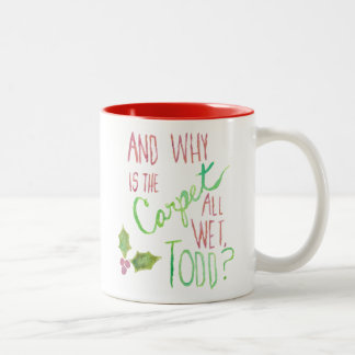 Café Em Dois Tons Caneca frente e verso de Todd e de Margo