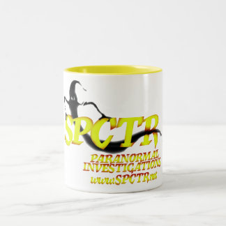 Café Em Dois Tons Caneca grande de SPCTR - amarelo