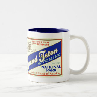 Café Em Dois Tons Caneca grande de Teton