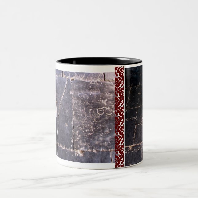 Café Em Dois Tons caneca holandesa 2 da pedra do livro- de m (Centro)