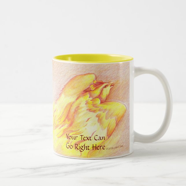 Café Em Dois Tons Caneca impetuosa de Phoenix (Direita)