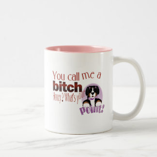 Café Em Dois Tons Caneca insolente das senhoras de MadDog