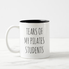 Café Em Dois Tons Caneca Lágrimas dos Meus Alunos de Pilates Present